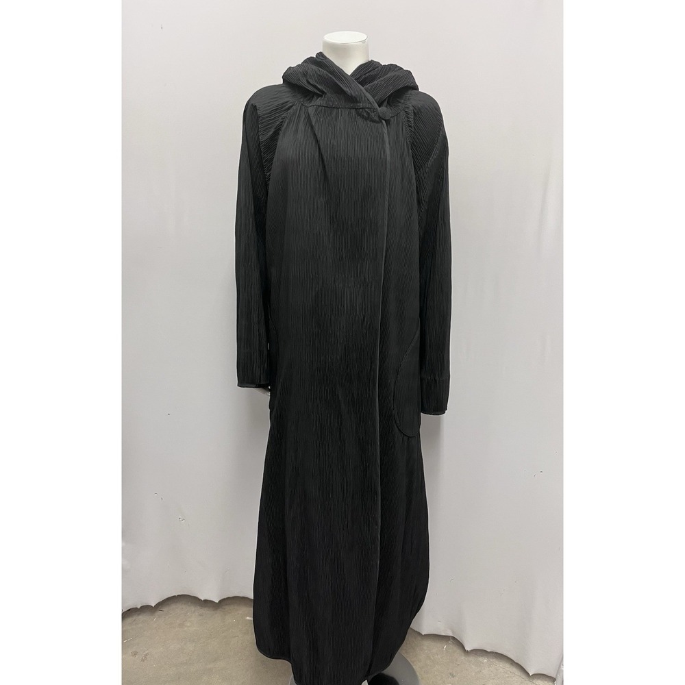 Mycra Pan One Reversible Coat Black Hood Artsy Style Size 1‎ - S/M Fits Large L - Picture 10 of 12